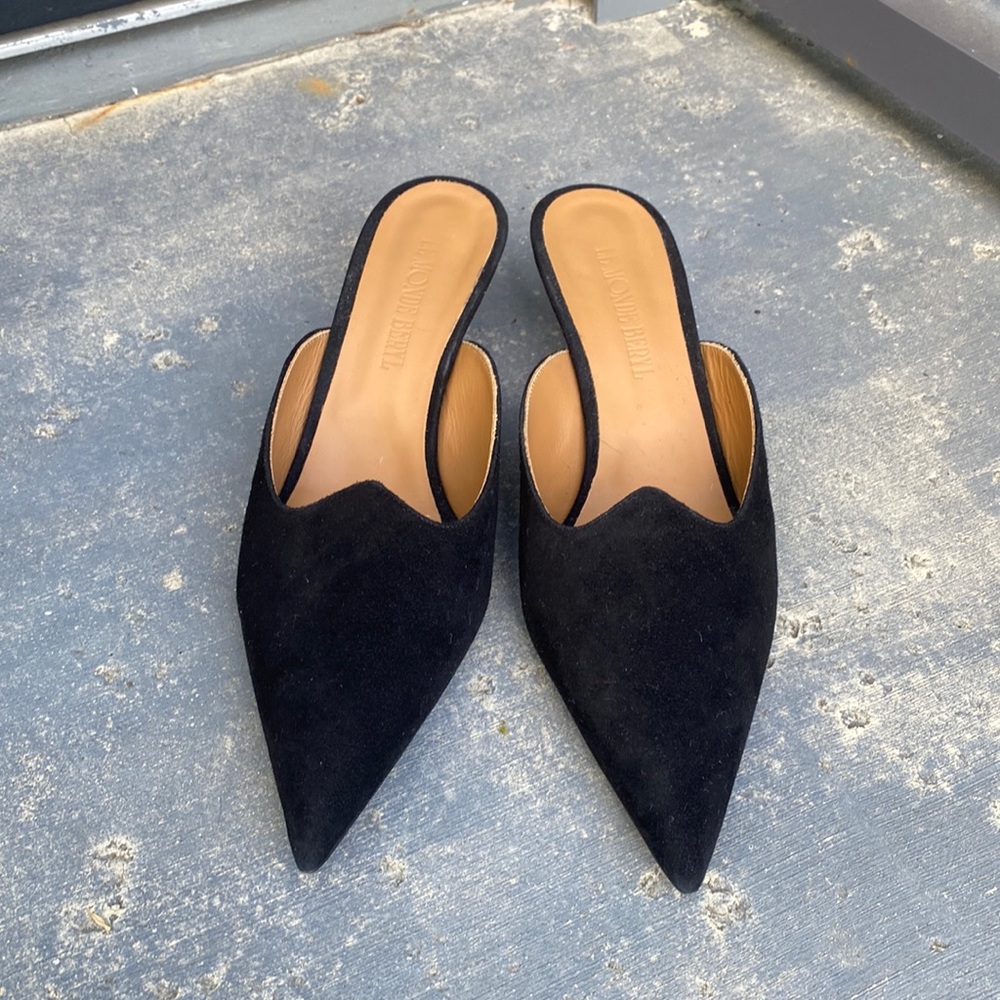 Brand new! Le Monde Beryl kitten heel mules!